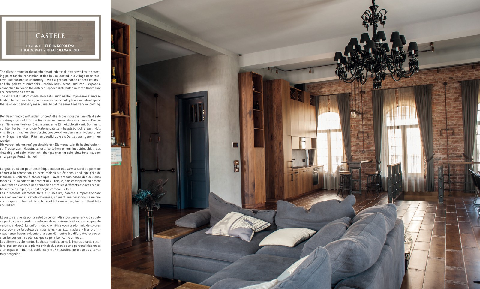 Публикация в Wood and Iron. Industrial Interiors