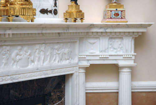 камины из камня и металла