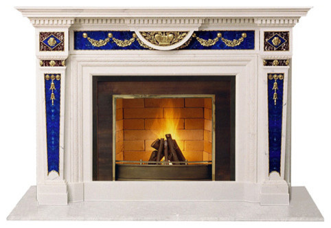 камины из камня и металла