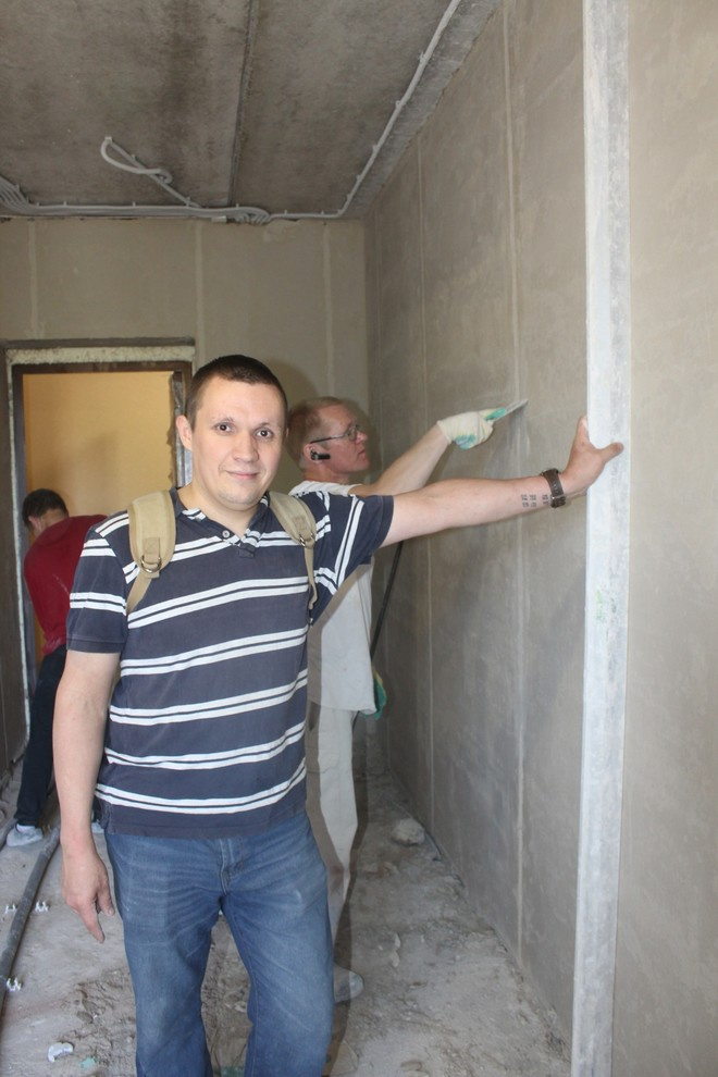 Обложка проекта: Оштукатуривание стен