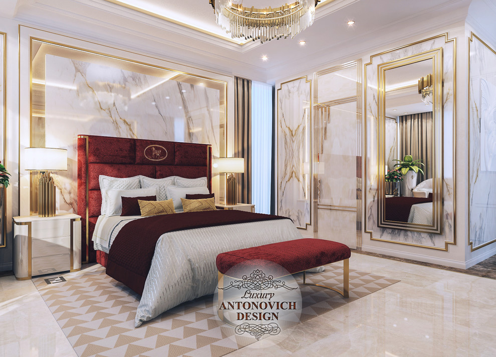 Элитный проект спальни от Luxury ANTONOVICH DESIGN