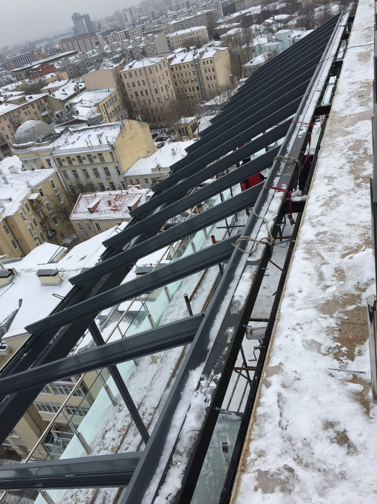Казарменный. Москва. Зимний сад на крыше