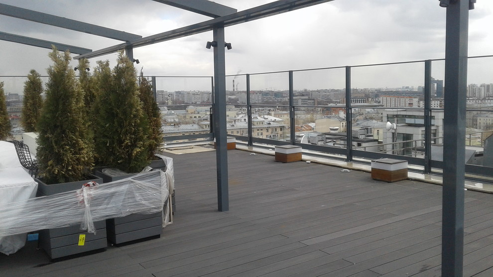 Казарменный. Москва. Зимний сад на крыше