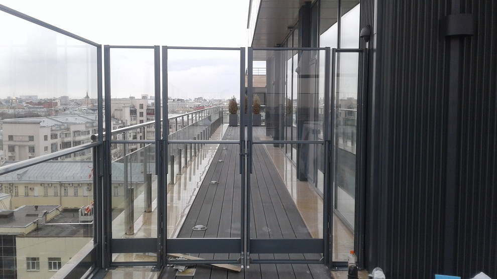 Казарменный. Москва. Зимний сад на крыше