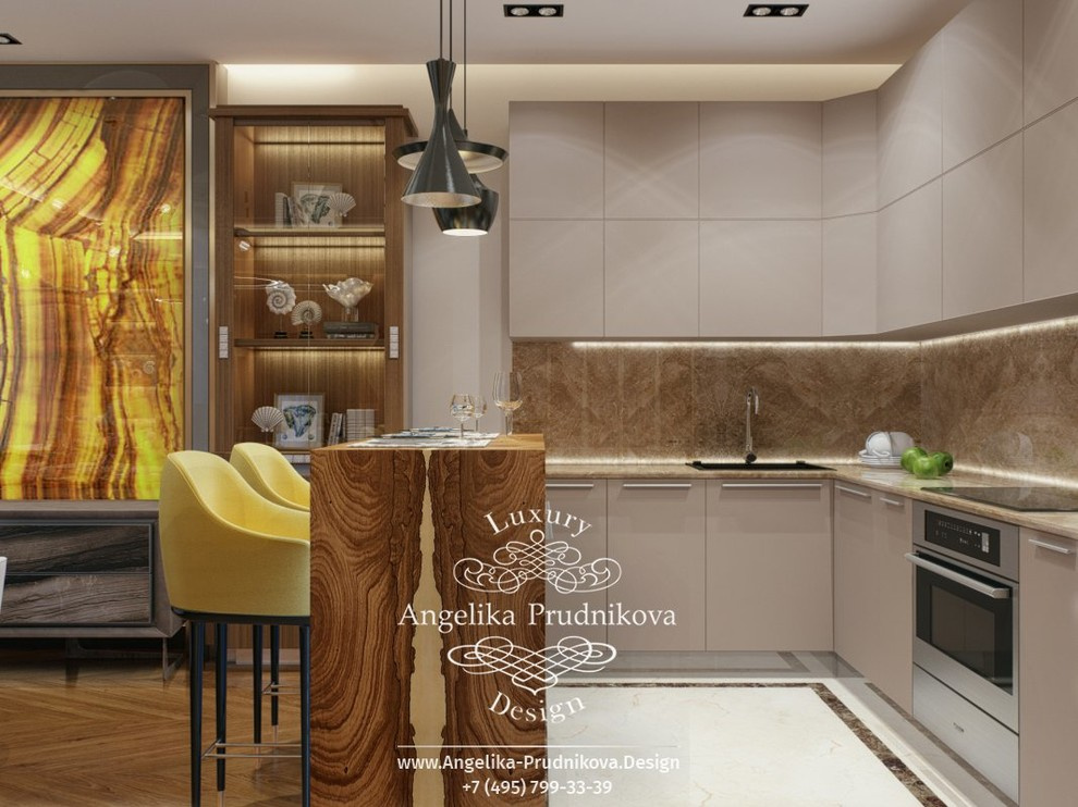 Дизайн-проект интерьера квартиры в ЖК BARRIN HOUSE в стиле лофт