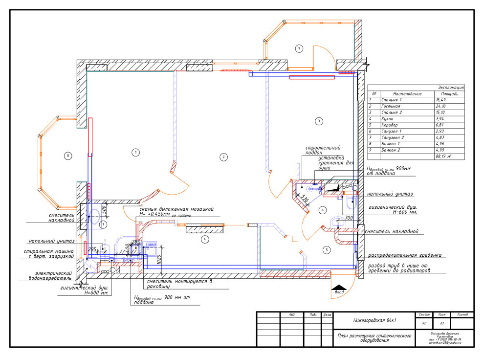 Рабочие чертежи в программе ArchiCAD