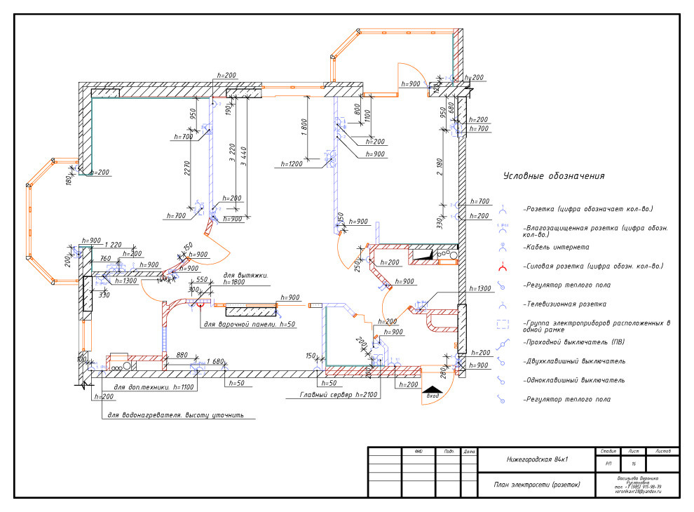 Обложка проекта: Рабочие чертежи в программе ArchiCAD