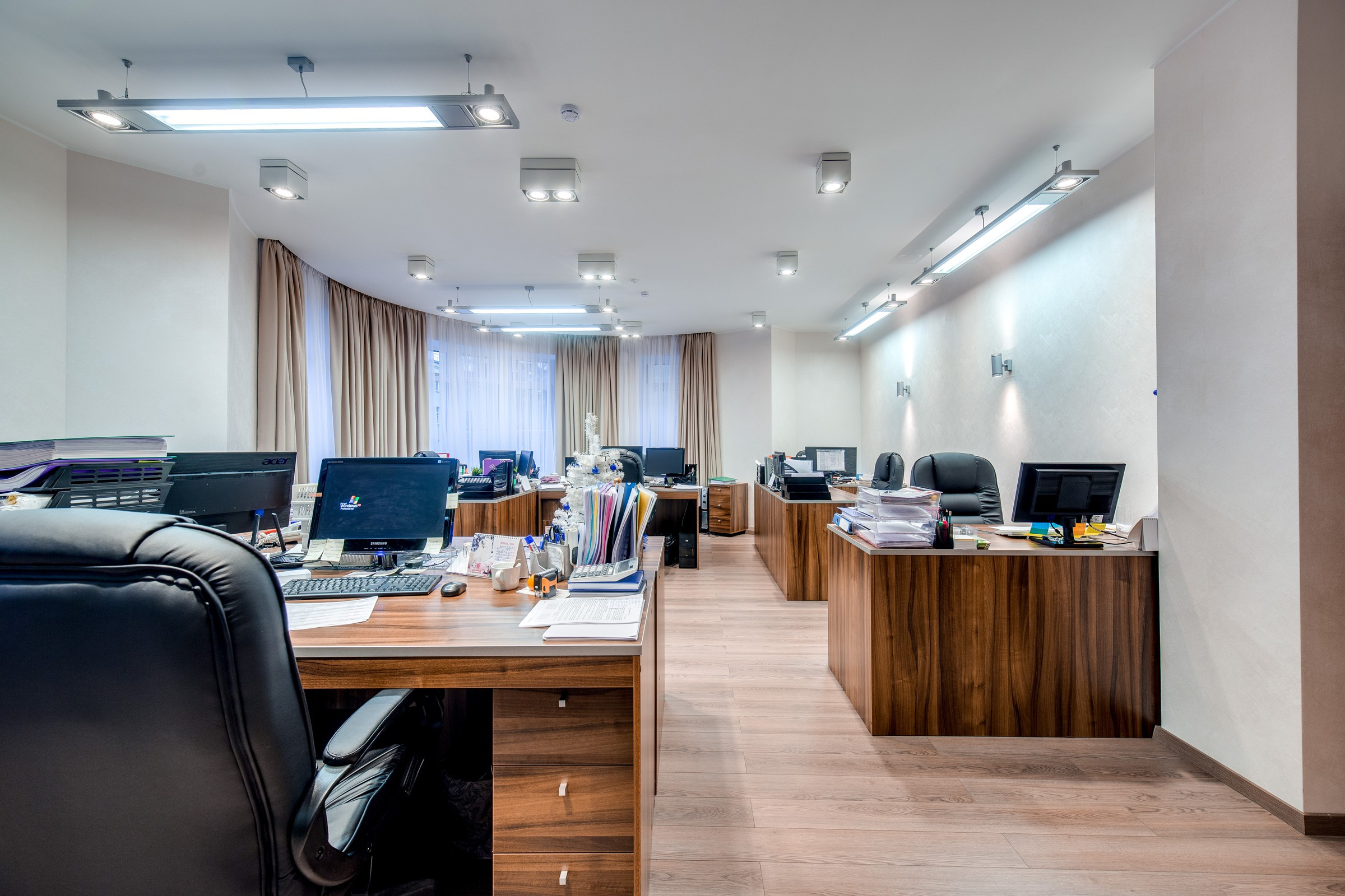 Офис "Балтийская целлюлоза" | Освещение офиса