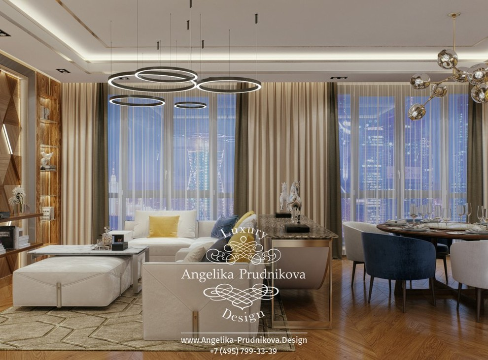Дизайн-проект интерьера квартиры в ЖК BARRIN HOUSE в стиле лофтДизайн-проект инт