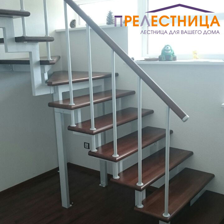 Лестница на двойном косоуре Тандем - 25