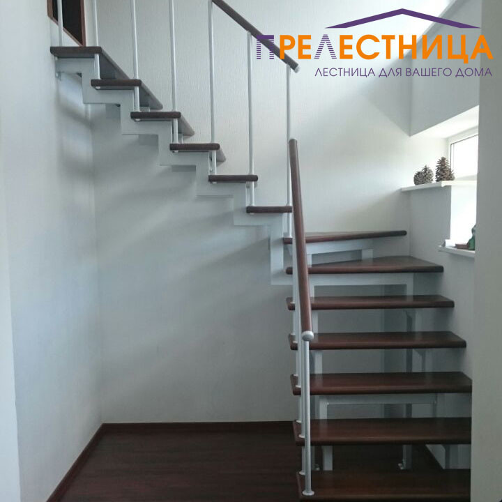 Лестница на двойном косоуре Тандем - 25