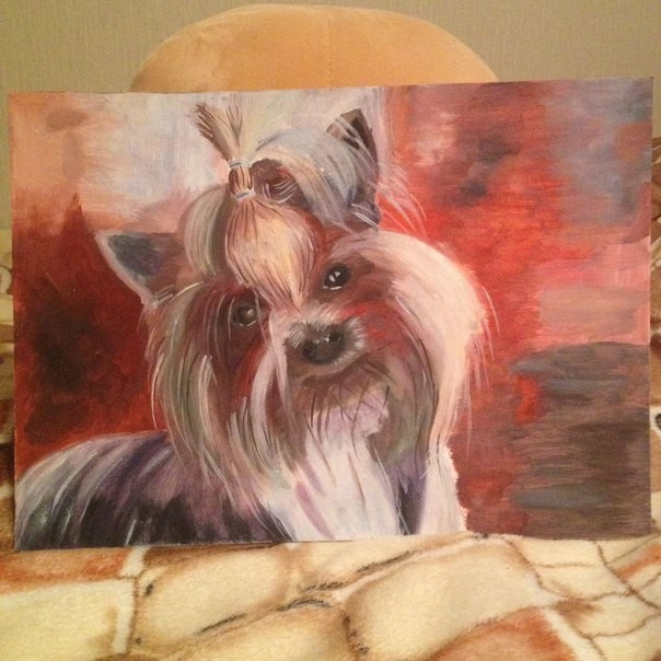 Картина маслом "Йорк"