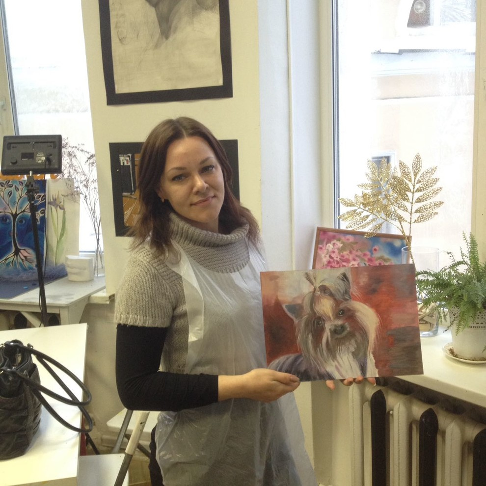 Картина маслом "Йорк"