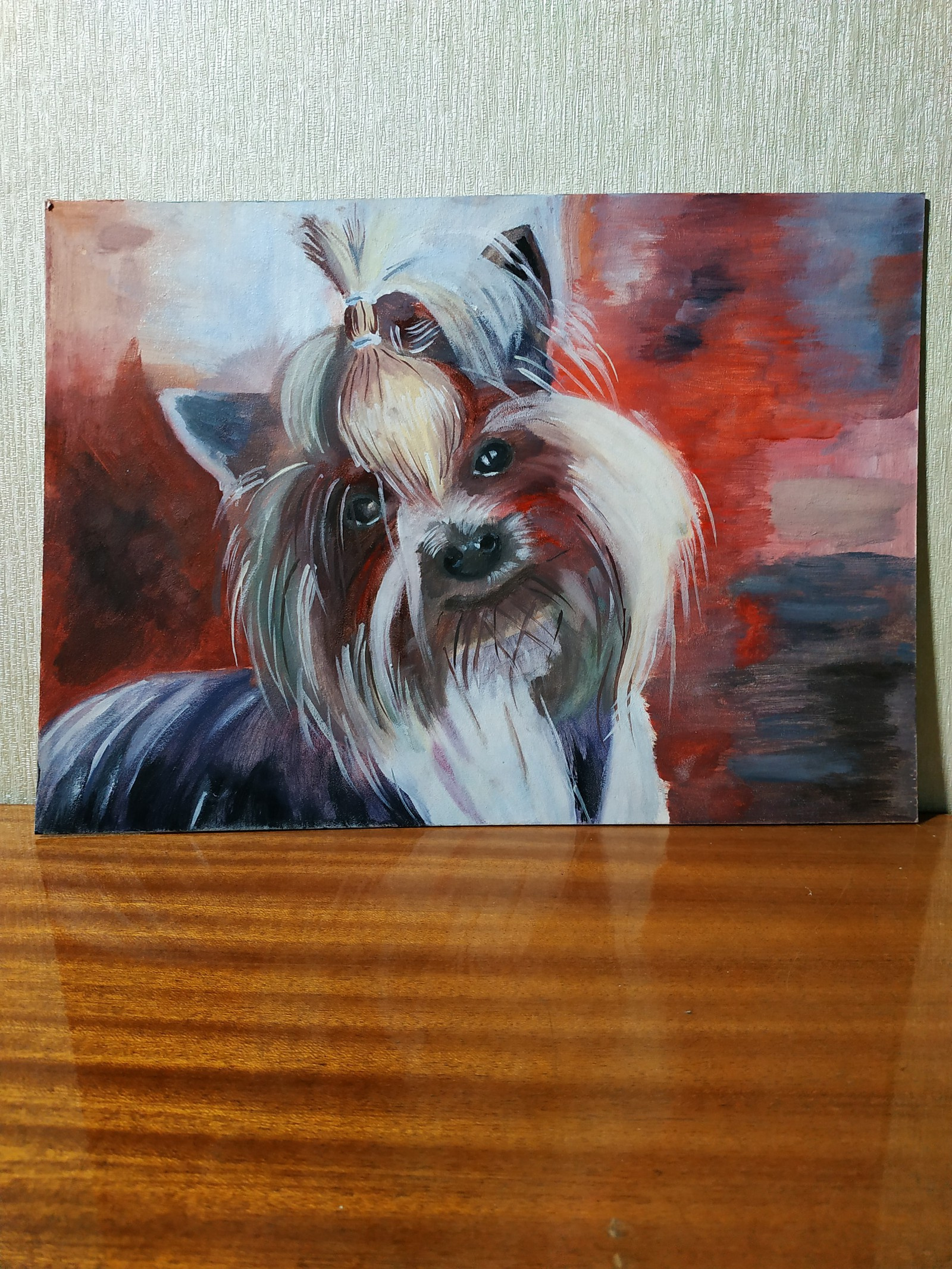 Обложка проекта: Картина маслом "Йорк"