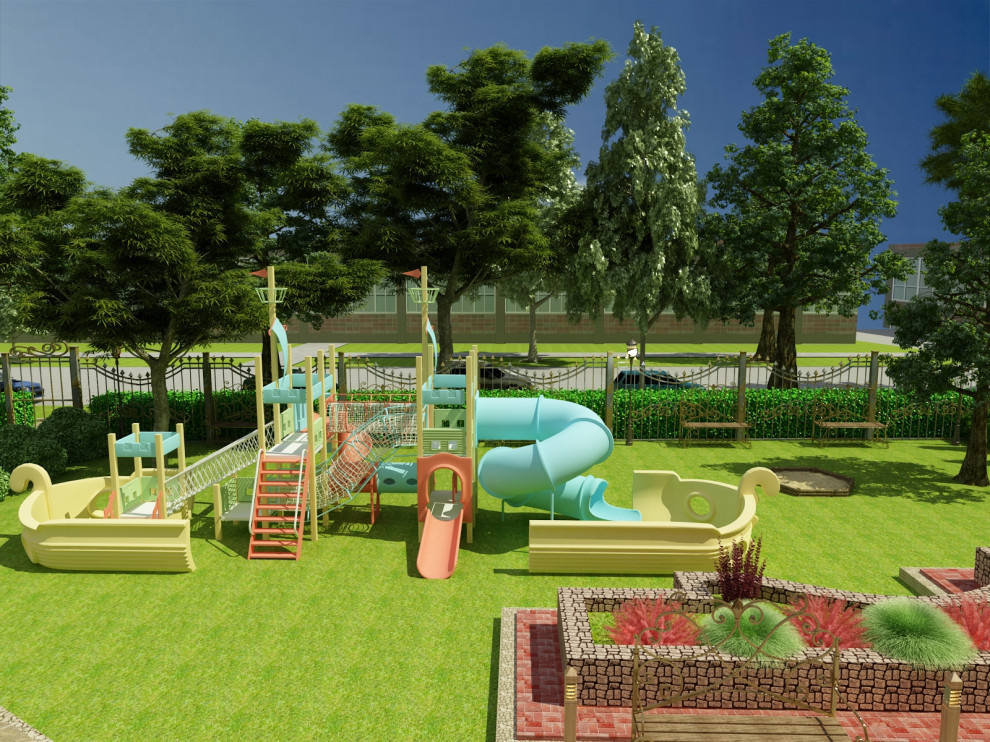 благоустройство территории храма св. тороицы в г ессетуки