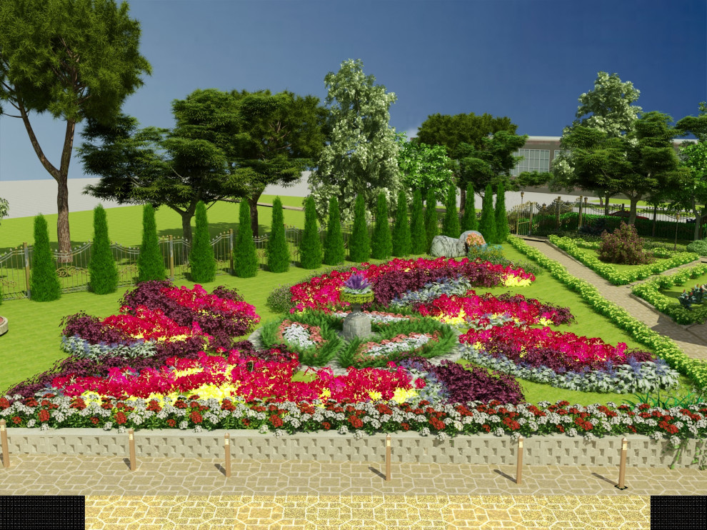 Обложка проекта: благоустройство территории Храма Св. Троицы в г Ессентуки