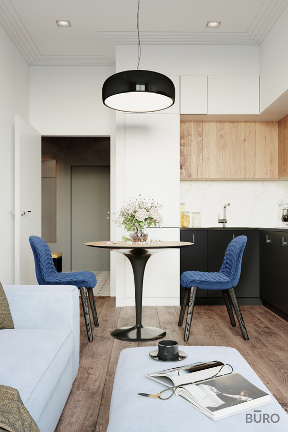 Мягкий минимализм для квартиры 48 м²
