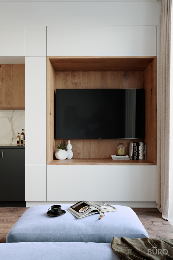 Мягкий минимализм для квартиры 48 м²
