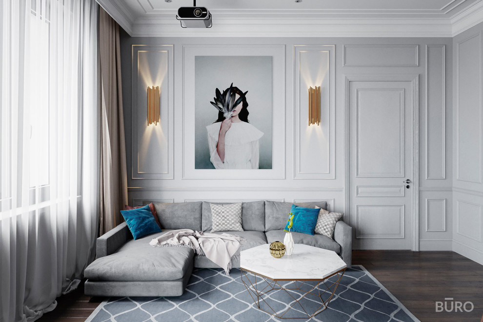 Фьюжн в интерьере квартиры 177 м²