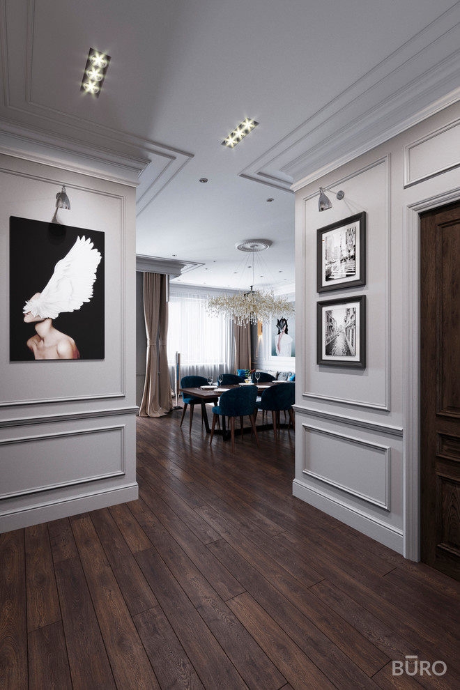 Фьюжн в интерьере квартиры 177 м²