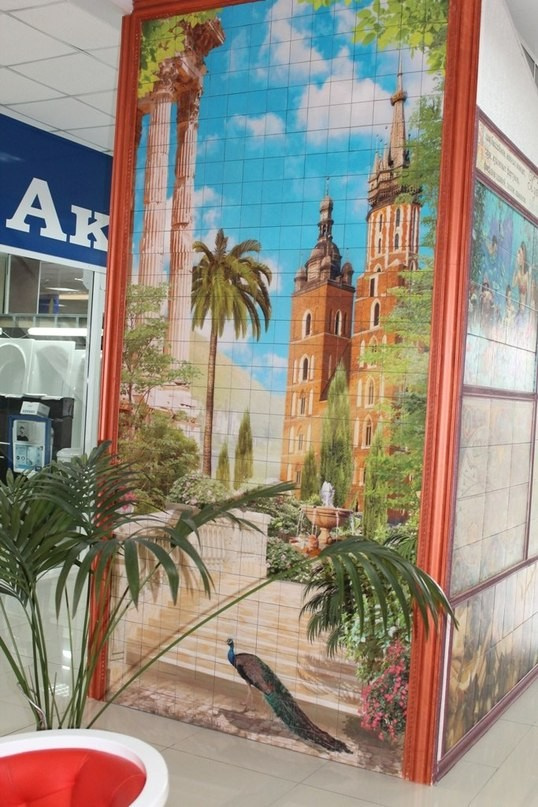 Панно на керамической плитке