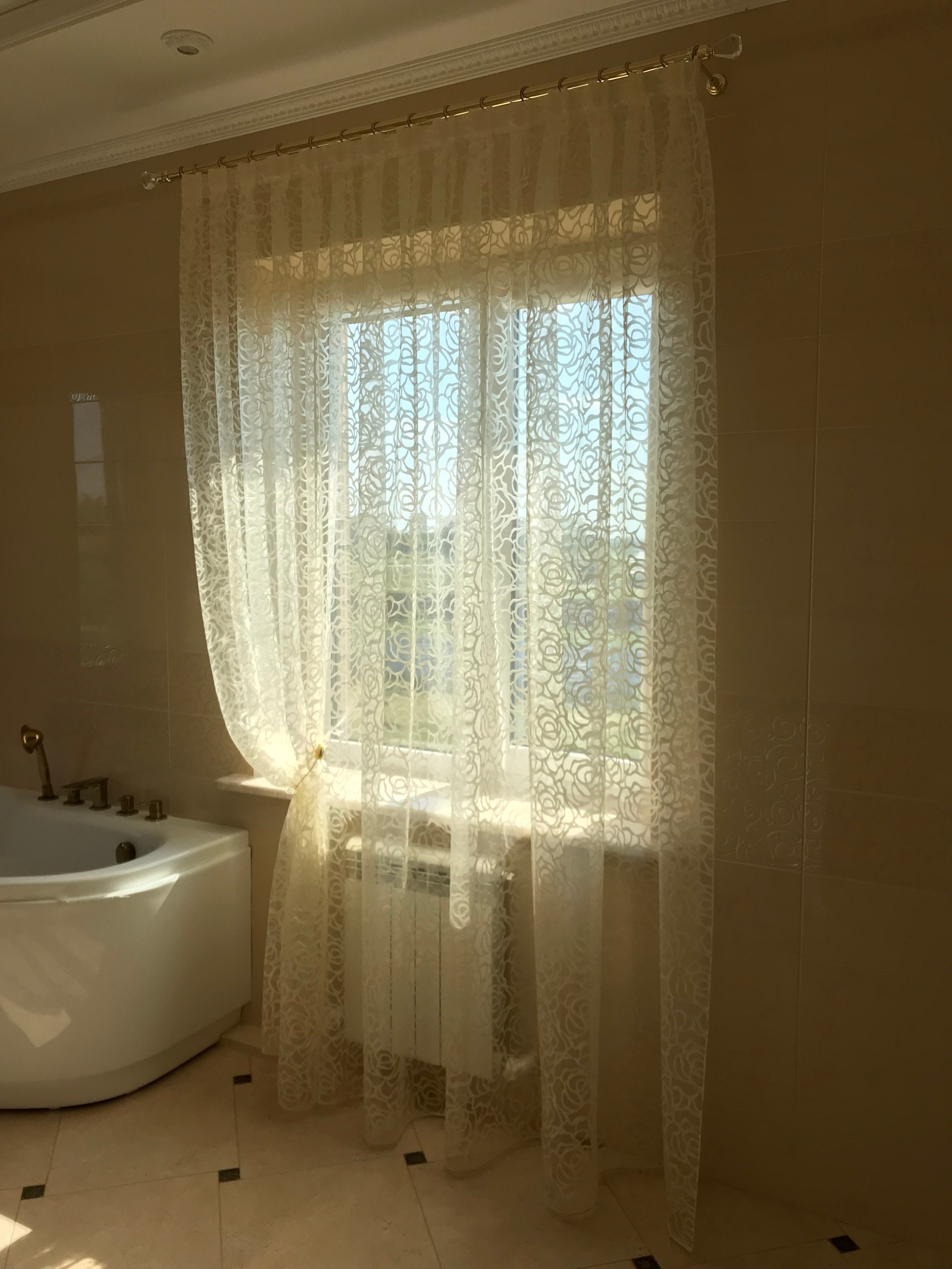 Текстильное оформление ванной