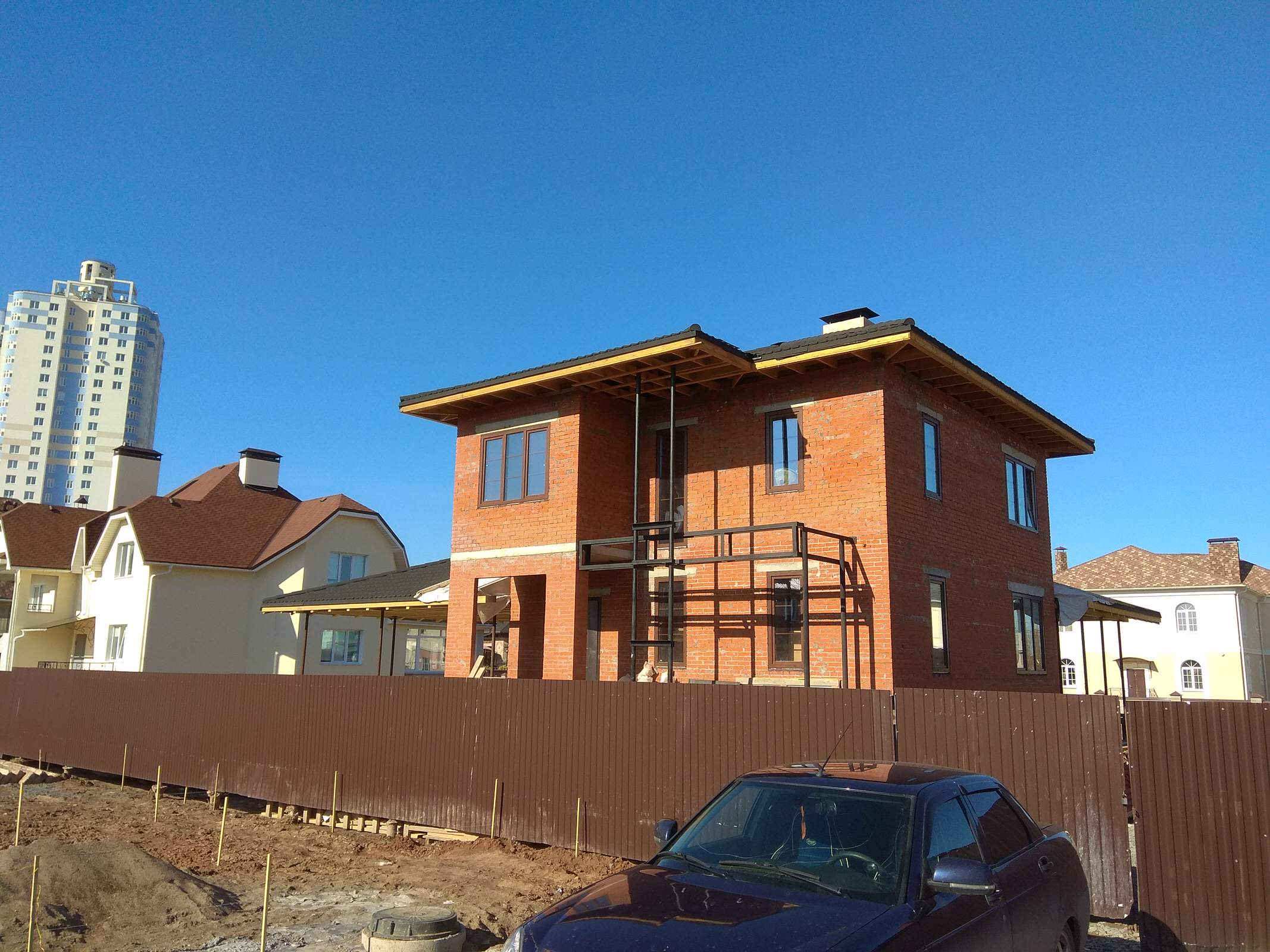 Проект 2-этажного жилого дома в г. Пермь, S=193,9 кв.м