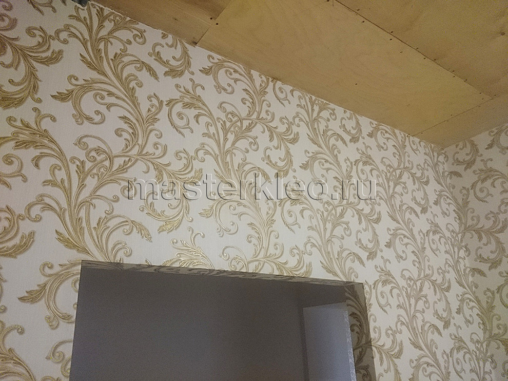 Фото поклейки обоев в квартире, ул. Ленина, д.30