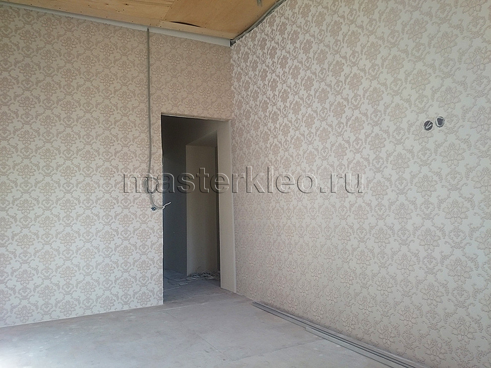 Фото поклейки обоев в квартире, ул. Ленина, д.30