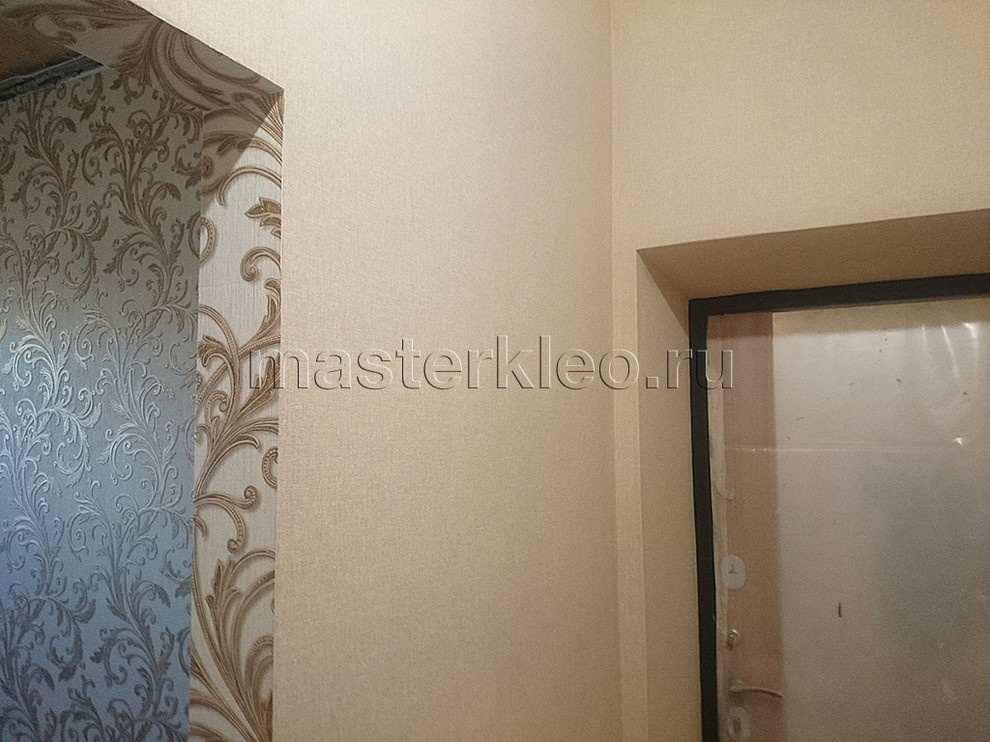 Обложка проекта: Фото поклейки обоев в квартире, ул. Ленина, д.30
