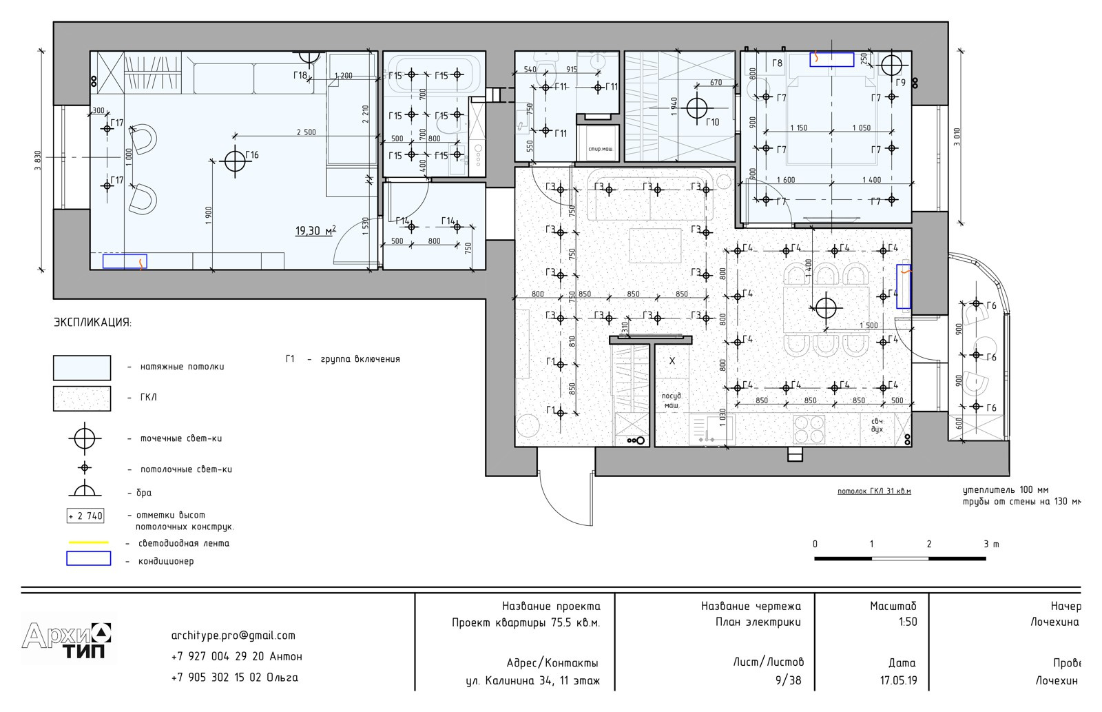 Проект с коллажами для семьи с двумя детьми