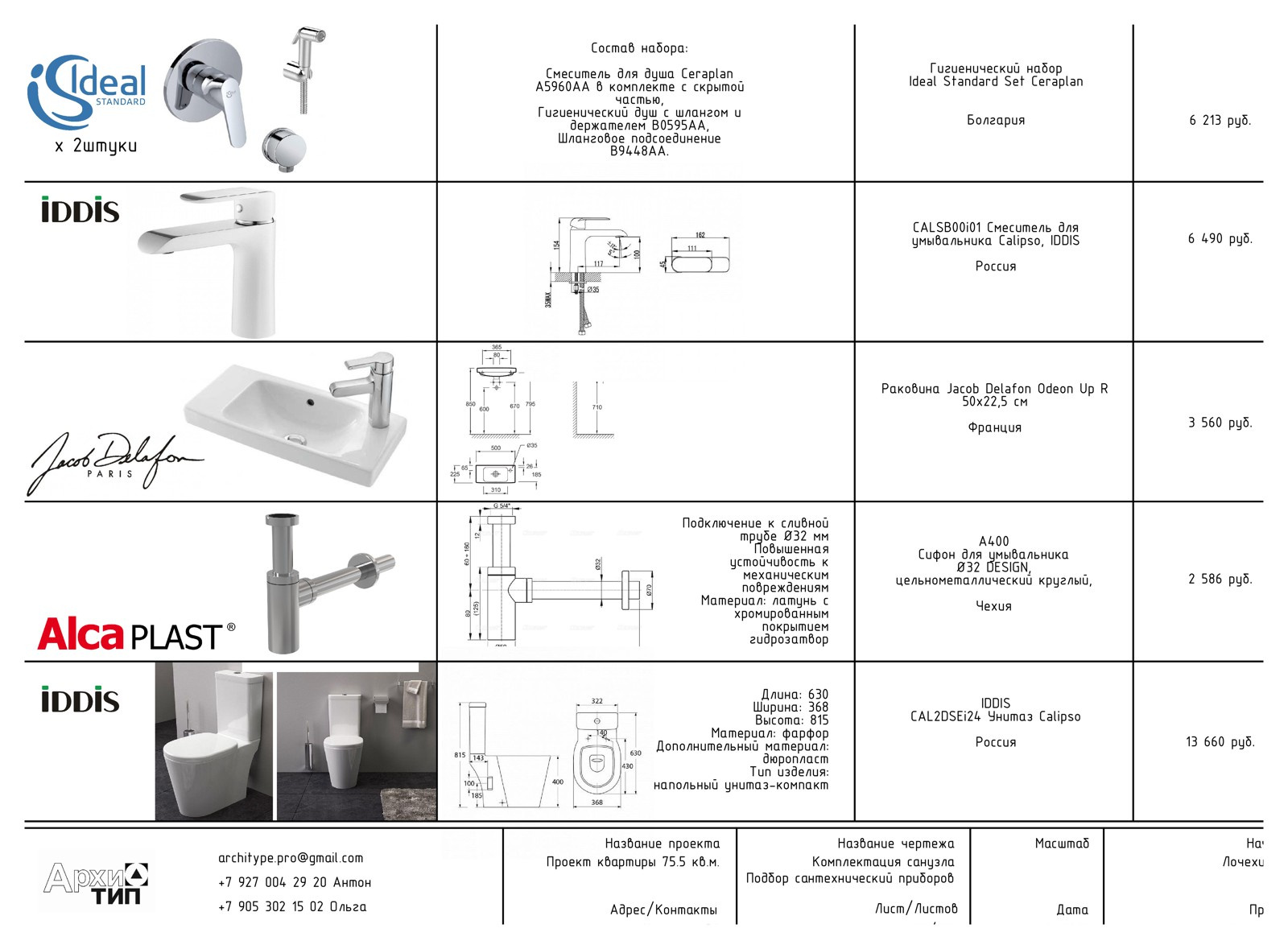 Проект с коллажами для семьи с двумя детьми