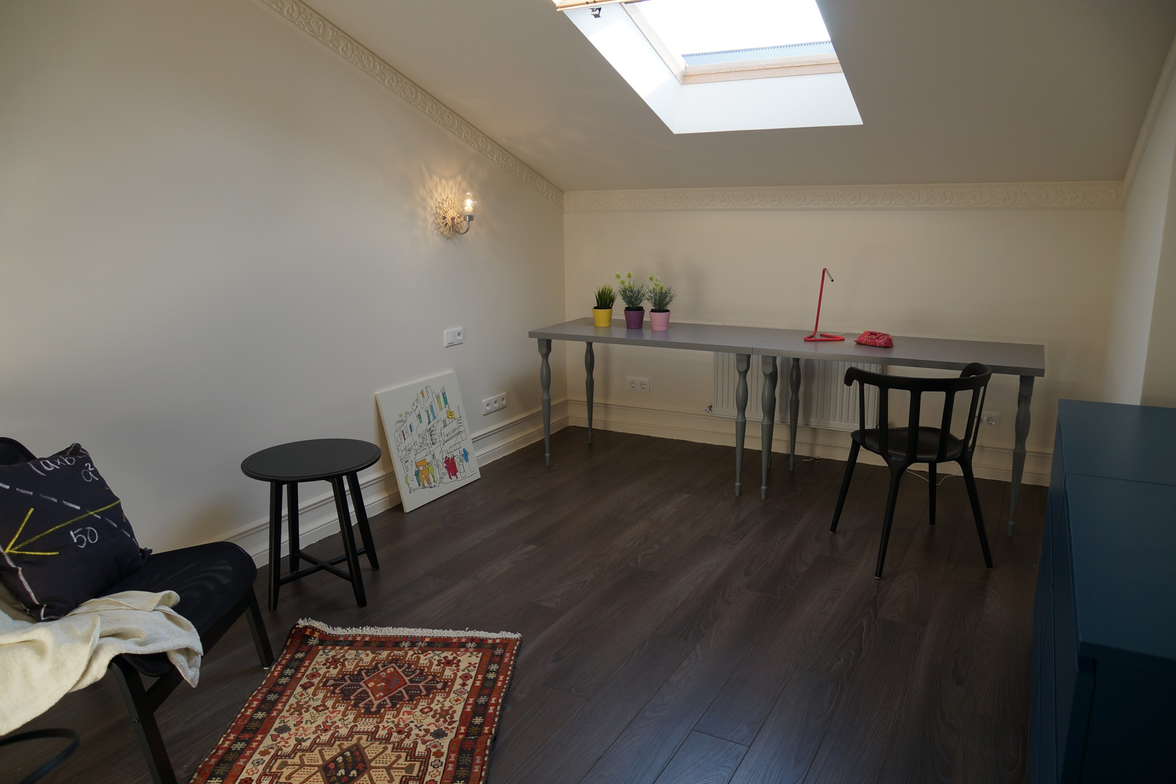 Небольшая квартира с очень ограниченным бюджетом в 2 яруса в Краснодаре