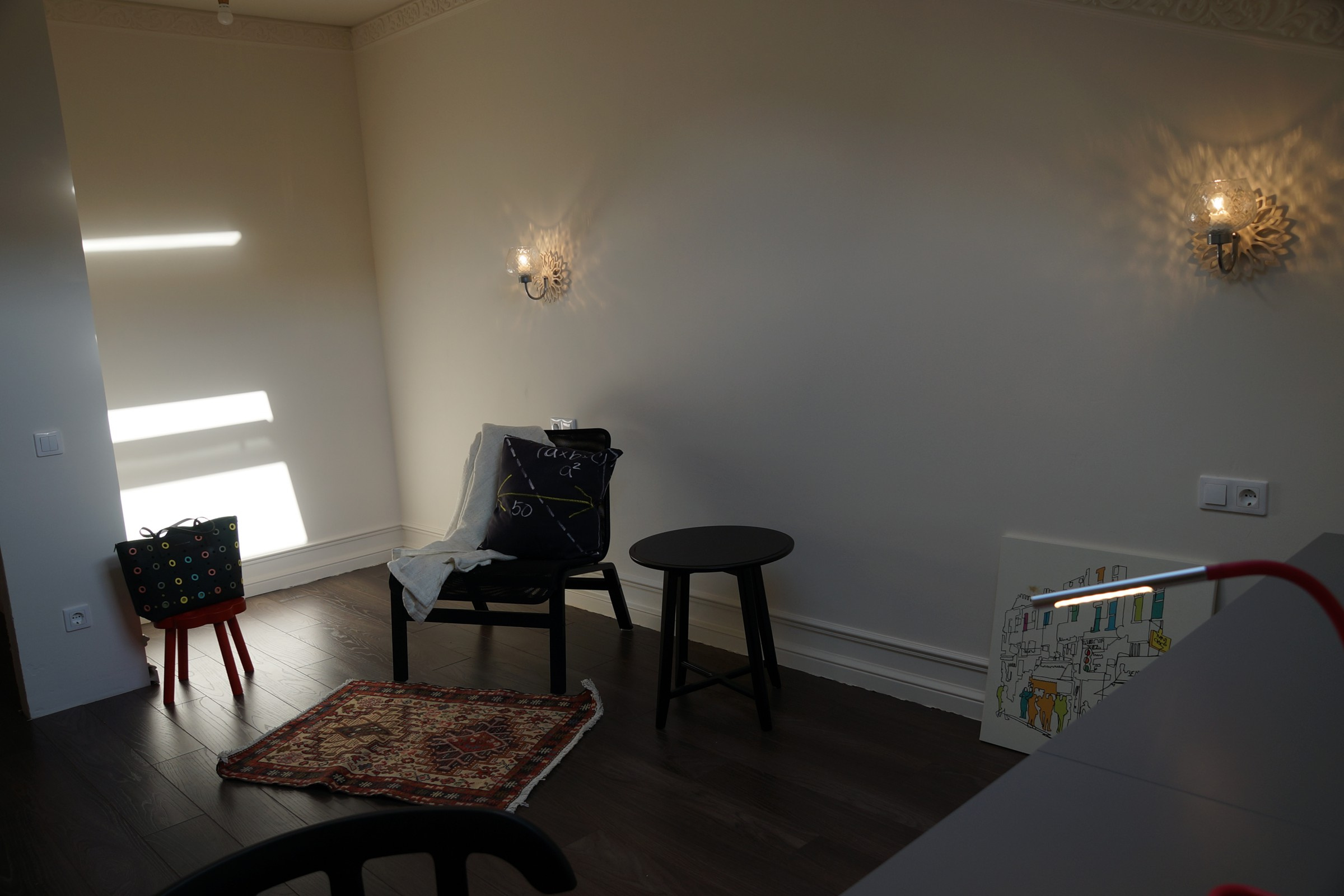 Небольшая квартира с очень ограниченным бюджетом в 2 яруса в Краснодаре