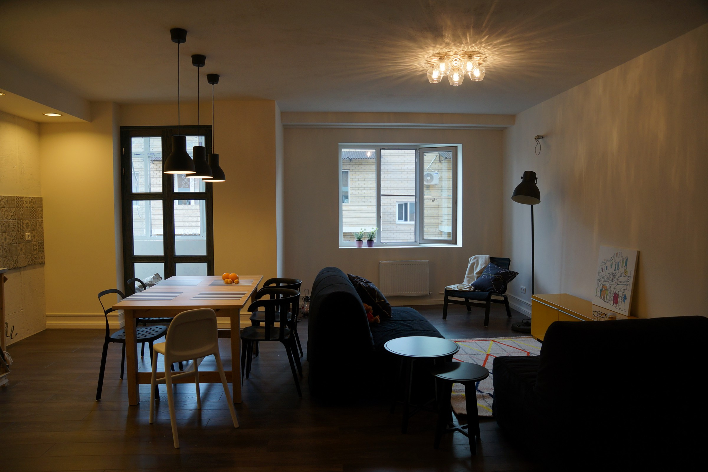 Небольшая квартира с очень ограниченным бюджетом в 2 яруса в Краснодаре