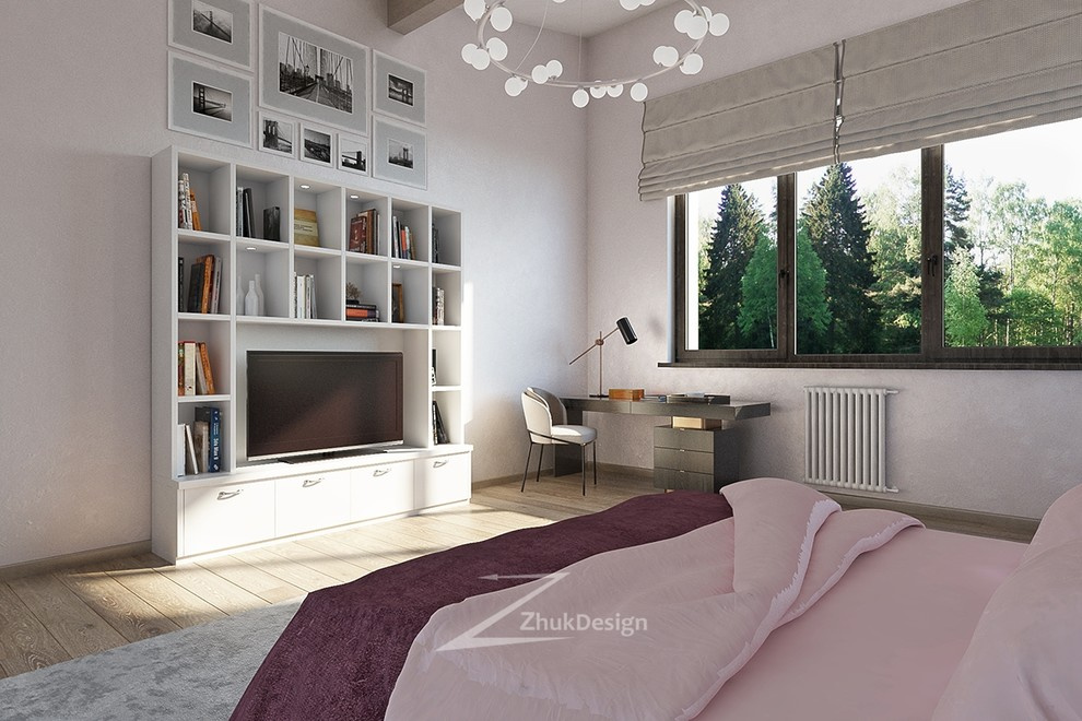 Интерьер загородного дома в современном стиле