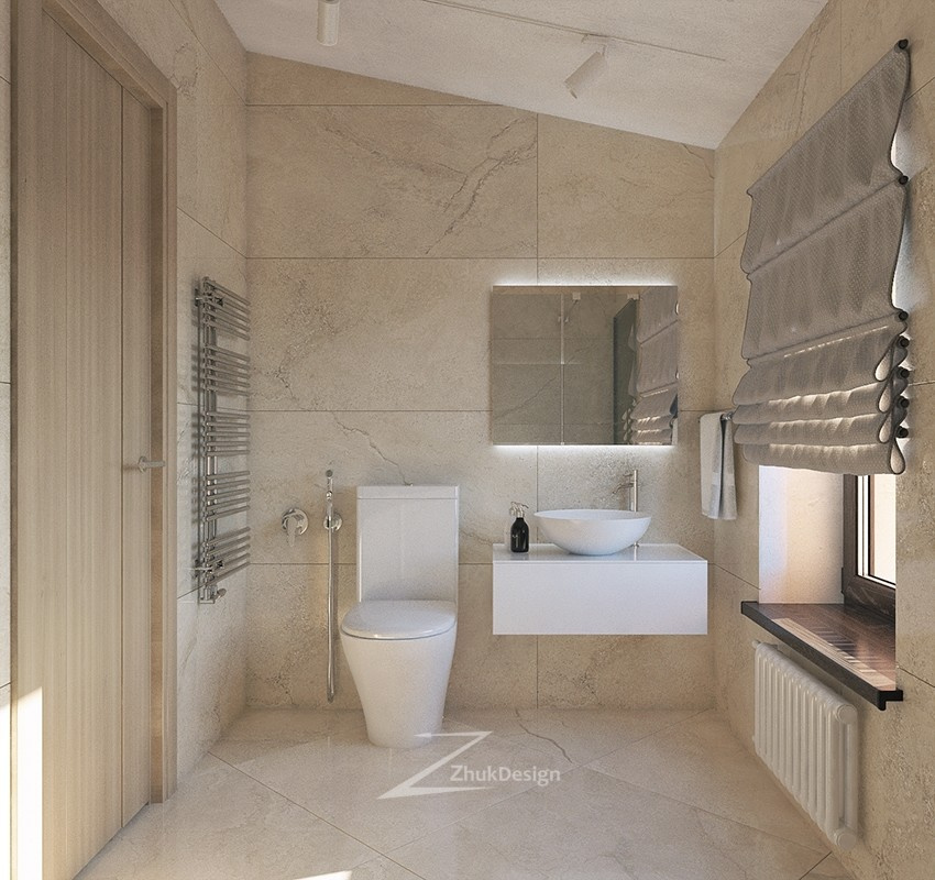 Интерьер загородного дома в современном стиле