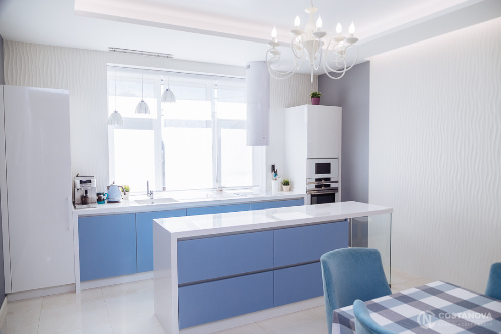 Сиреневая кухня