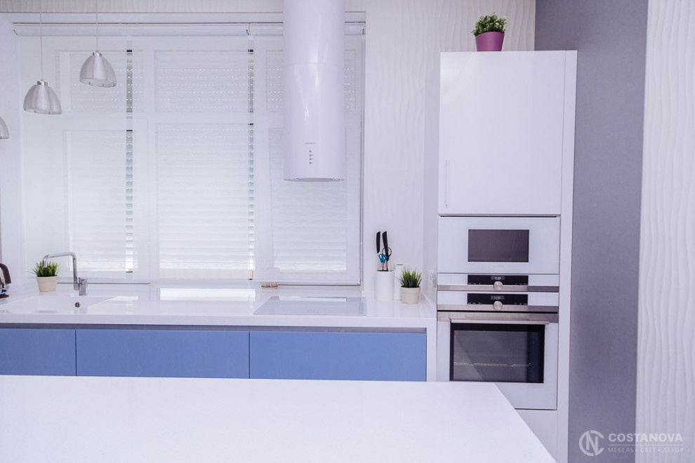 Сиреневая кухня