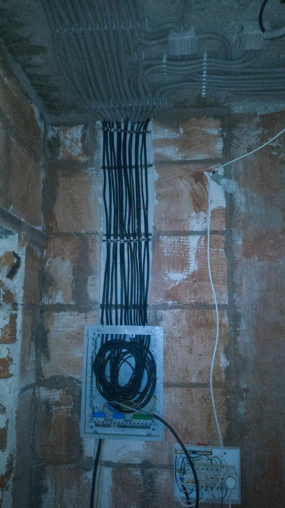 Квартира черновой электромонтаж