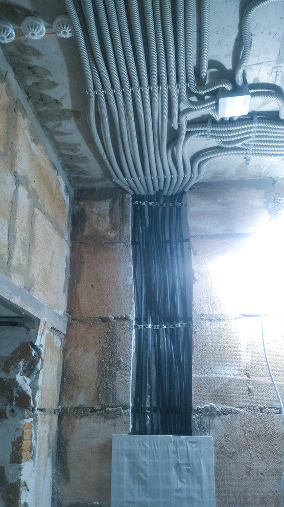 Квартира черновой электромонтаж