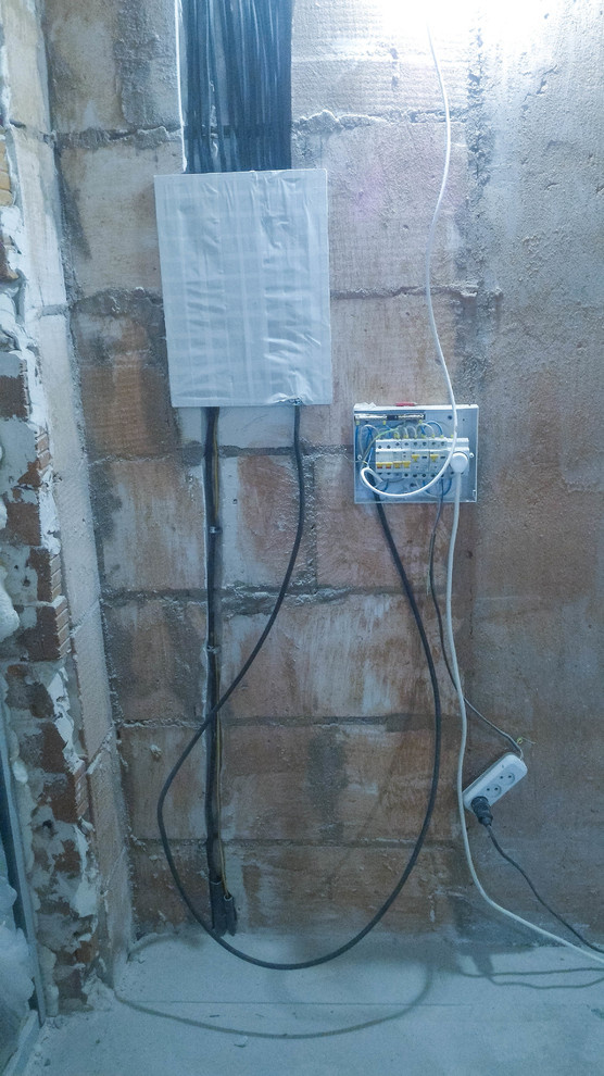 Квартира черновой электромонтаж