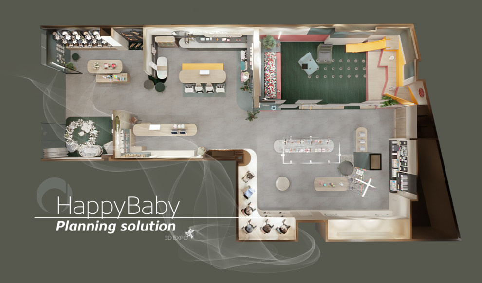 Обложка проекта: HappyBaby - детский магазин 270кв.м