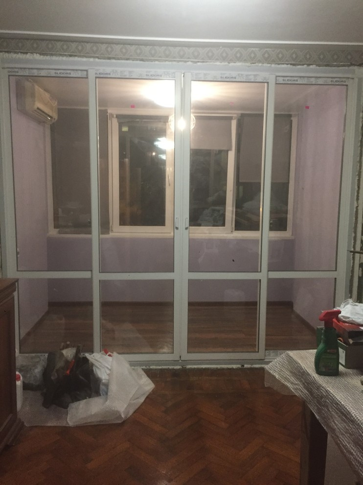 Обложка проекта: Реконструкция комнаты с балконом