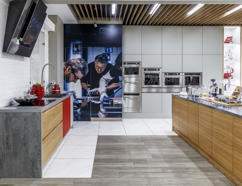 Интерьер первого Флагманского шоу-рума "Kitchen Aid" в Москве