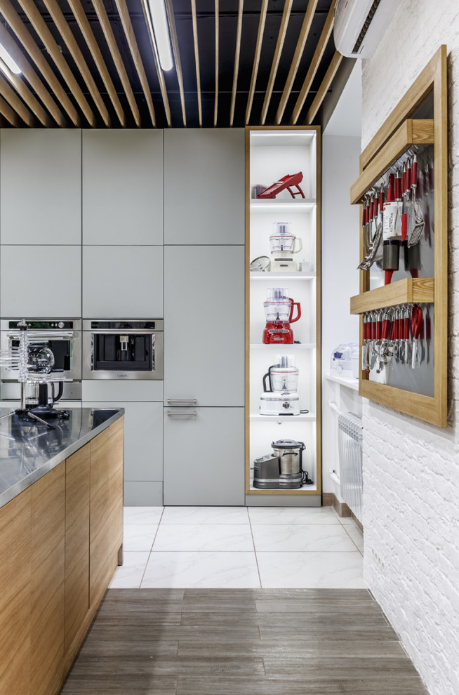 Интерьер первого Флагманского шоу-рума "Kitchen Aid" в Москве