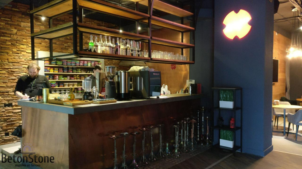 Барная стойка из микробетона