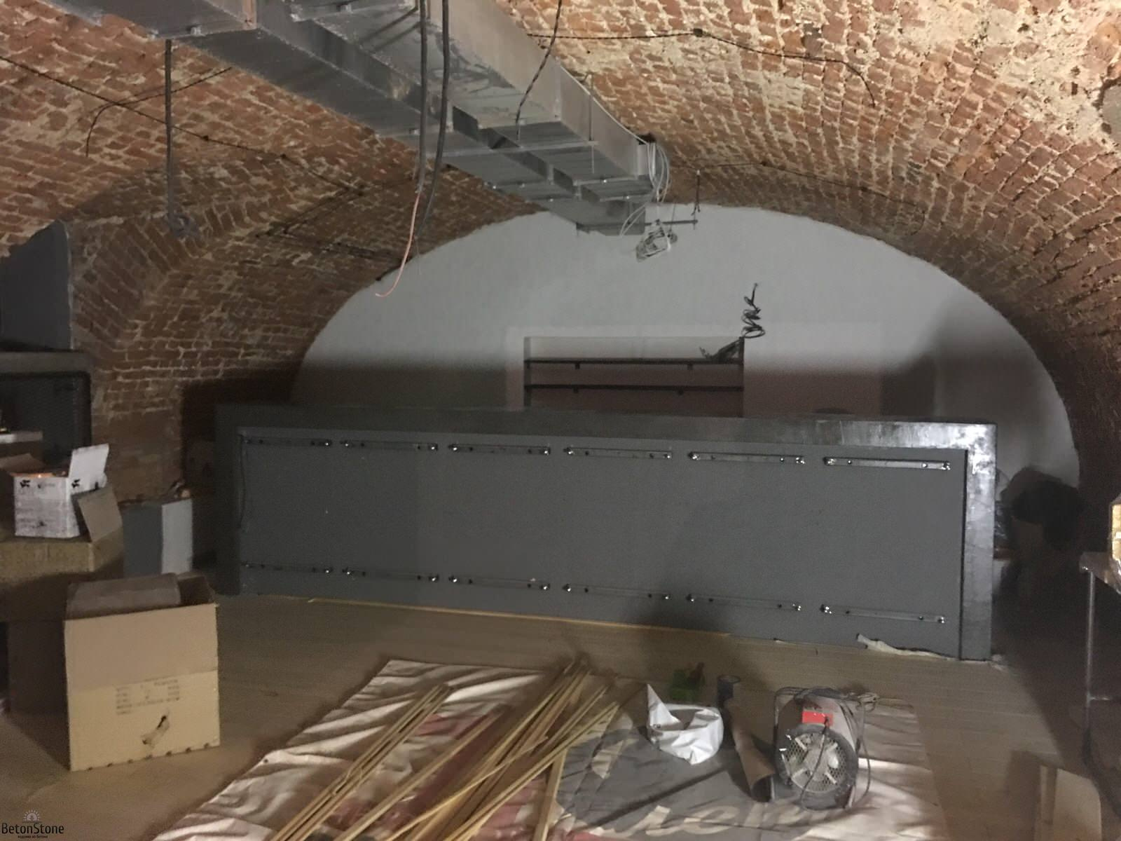 Барная стойка из микробетона