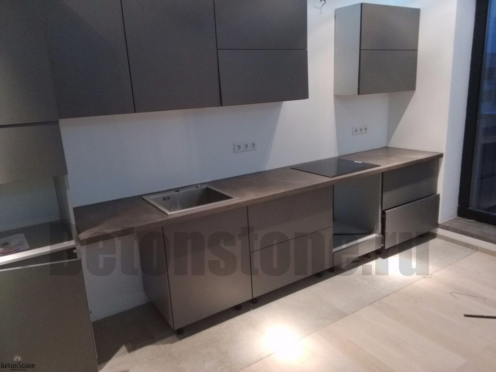 Кухонная столешница из бетона