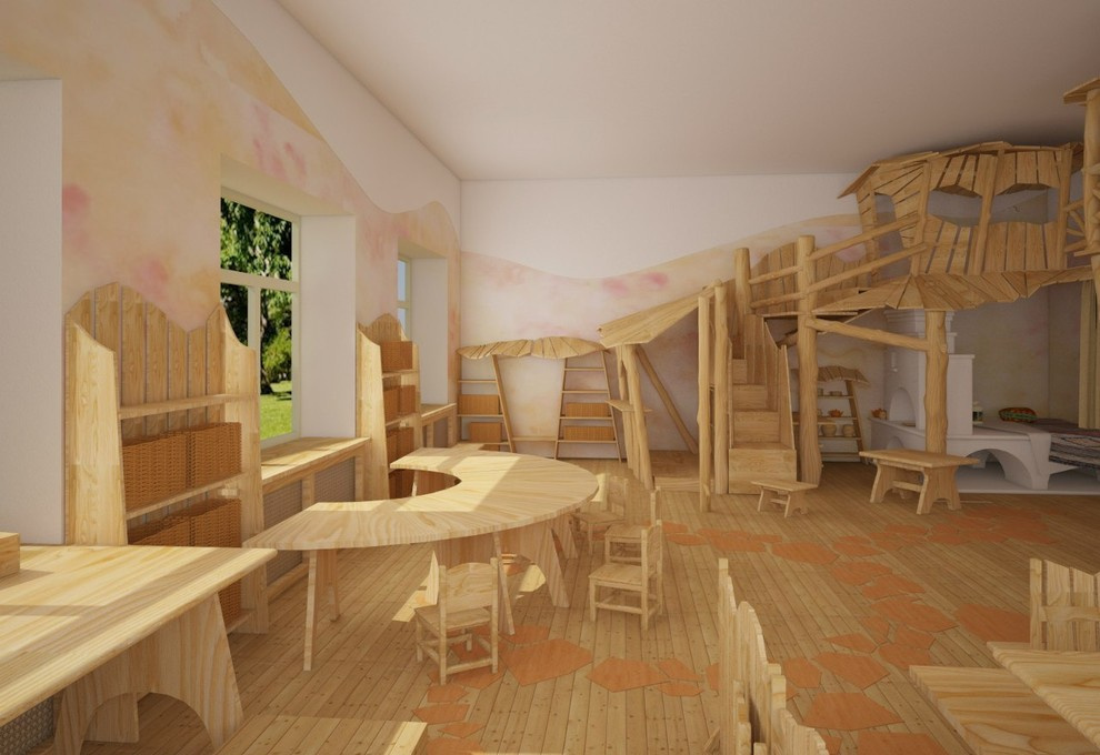 Дизайн-проект интерьера для частного детского садика